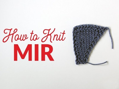 How to Make One Right-Leaning Stitch (M1R) in Knitting | Hands Occupied