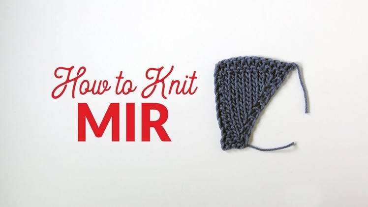 How to Make One Right-Leaning Stitch (M1R) in Knitting | Hands Occupied