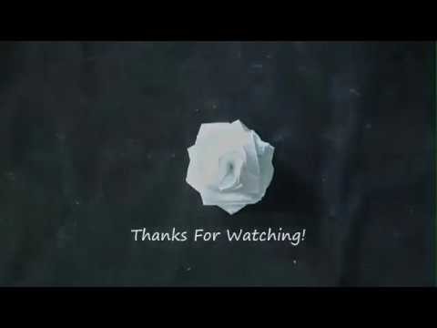 How to make origami rose easy? ★ 7 second of happiness FUNNY Video ????