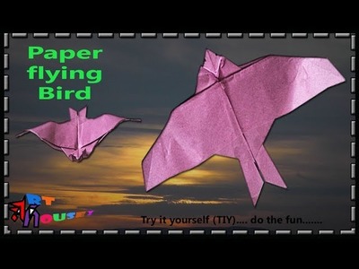 How to make paper flying  bird | Paper Eagle by Art house | Paper bird