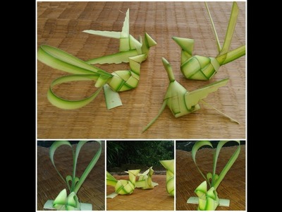 How to make plam peacock(used Coconut tree leaf)