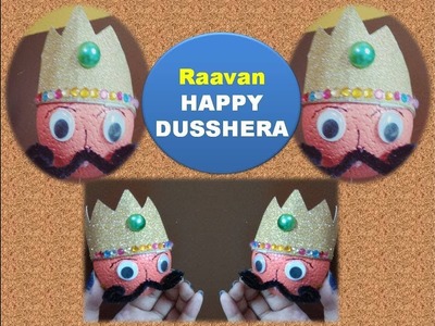 How to make Raavan for Dusshera at home. Dusshera special.Dusshera Crafts