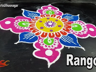 How to make Rangoli  Diwali special Rangoli | JK Arts 1308