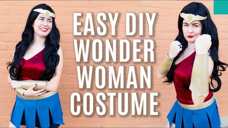 How To: No-sew Wonder Woman Costume | DIY