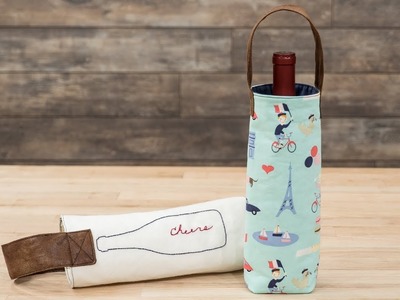 How to Sew a Wine Carrier - Pattern and Assembly