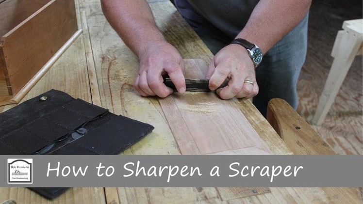 How to Sharpen a Card Scraper