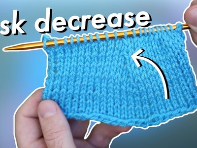 How to SSK: Knitting an SSK Decrease