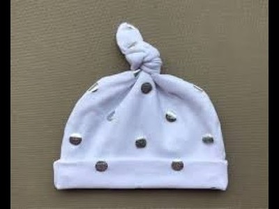 How to stitch newborn Baby's cap Cutting and Sewing of a Baby Cap by simple way