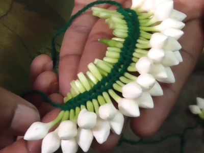 How to string Jasmine flower -Tamil