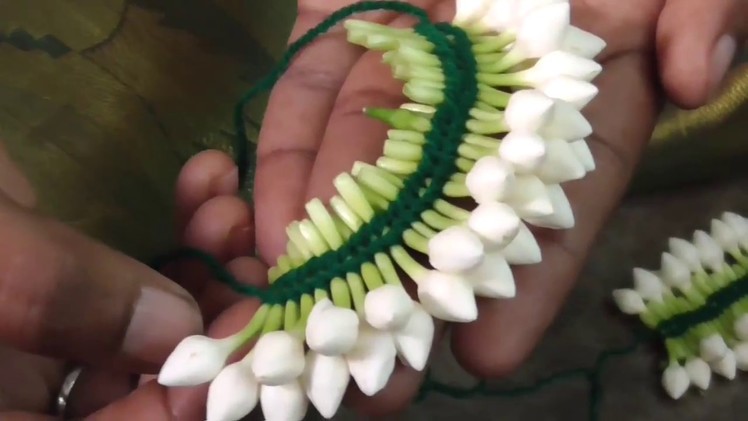 How to string Jasmine flower -Tamil