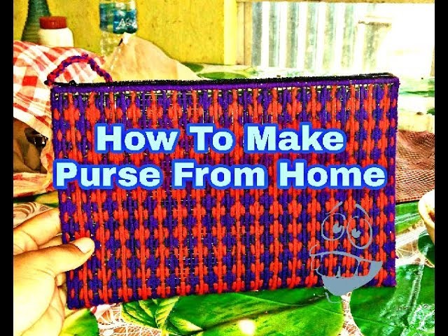 [In Nepali]  How to make Purse from Home with used rice bag