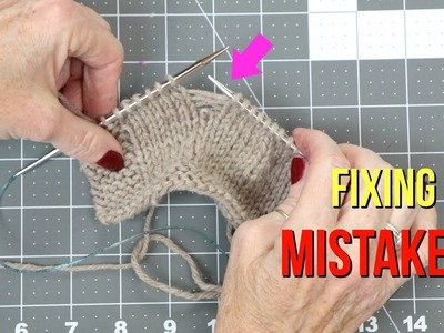 Knit Style, Tutorial Tuesday--Knitting Mistakes, Pt. 1- Stitch orientation, dropped stitches