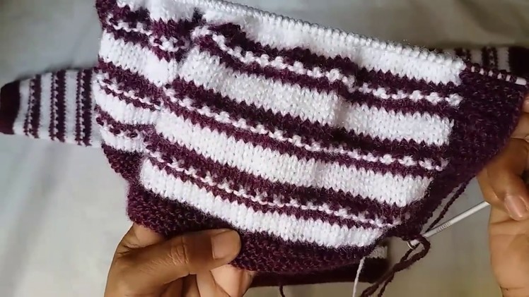 Knitting for beginners # part-7( simple cap knitting)