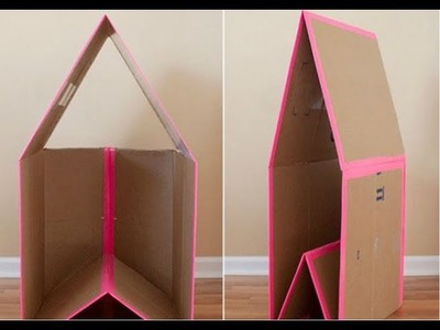 Làm nhà bằng thùng giấy (cardboard house)
