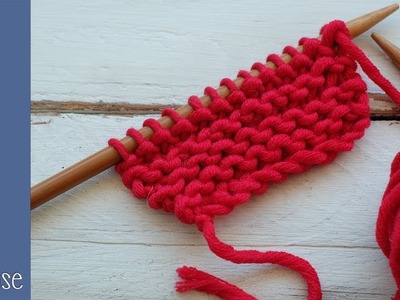 Learn how to knit quickly-Lesson 3: Easy increases knitting Garter stitch - So Woolly