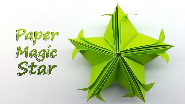 Origami Magic Star - How to make a Pager Magic Star easy step by step