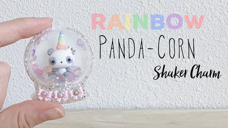 Pandacorn Shaker Snow Globe - DIY UV Resin and Polymer Clay