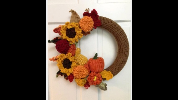 PART 3 IN OUR CROCHET FALL WREATH TUTORIALS: HOW TO CROCHET A HUGE DAISY