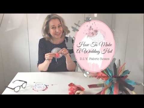 [Part 3 of 6] Vintage Fabric Roses - How To Make A Wedding Fascinator