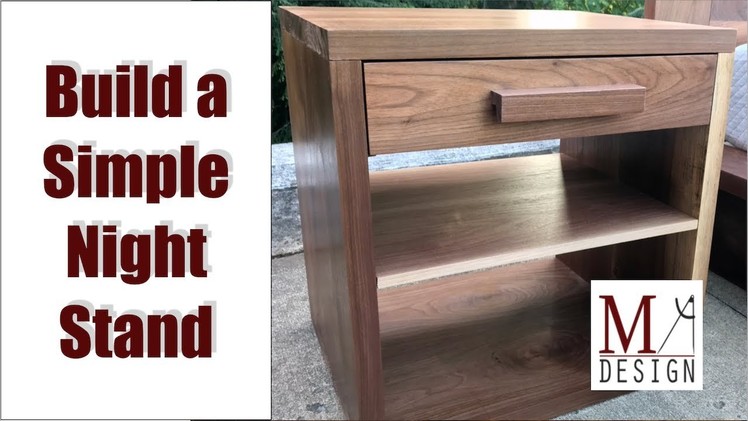 Super Simple Night Stand. Woodworking How To