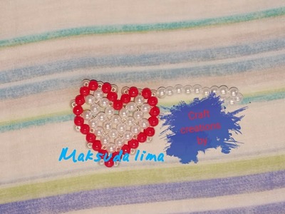 পুতির লাভ||চাবির রিং||How to make beaded love key ring||Love||beads love||Diy craft