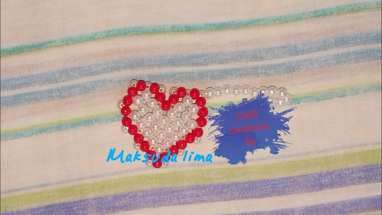 পুতির লাভ||চাবির রিং||How to make beaded love key ring||Love||beads love||Diy craft