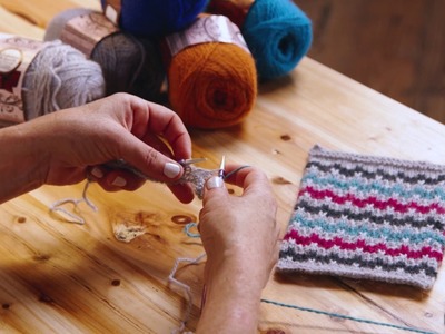 VIC'S TIPS: 104 How to Knit the Bargello Stitch Pattern (knitting)