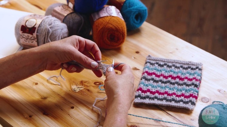 VIC'S TIPS: 104 How to Knit the Bargello Stitch Pattern (knitting)