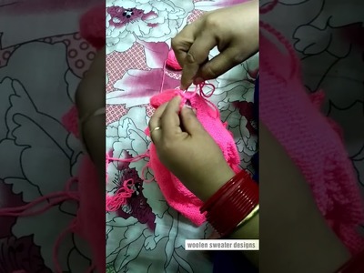 Woolen sweater designs | how to join sweater , easy sweater design for baby or kids in hindi