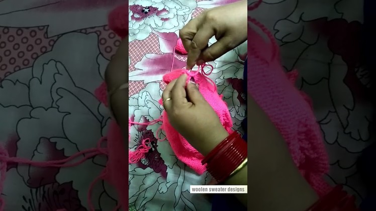 Woolen sweater designs | how to join sweater , easy sweater design for baby or kids in hindi