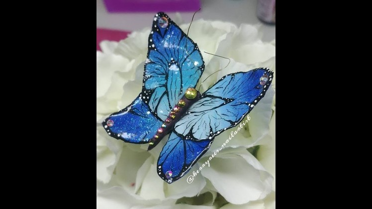 3D extreme Acrylic butterfly using cjp and paints