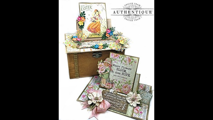 Center Step Easel Card Tutorial and Project Share with Authentique Jubilee Collection Kit