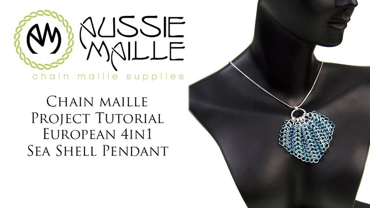 Chain Maille Tutorial - Sea Shell Pendant