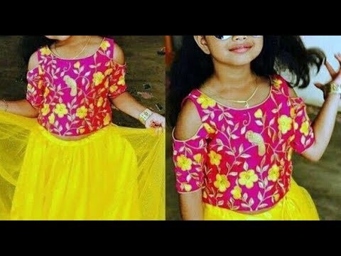 how to stitch long skirt and top