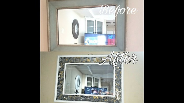 DIY Big Old Mirror Revamp