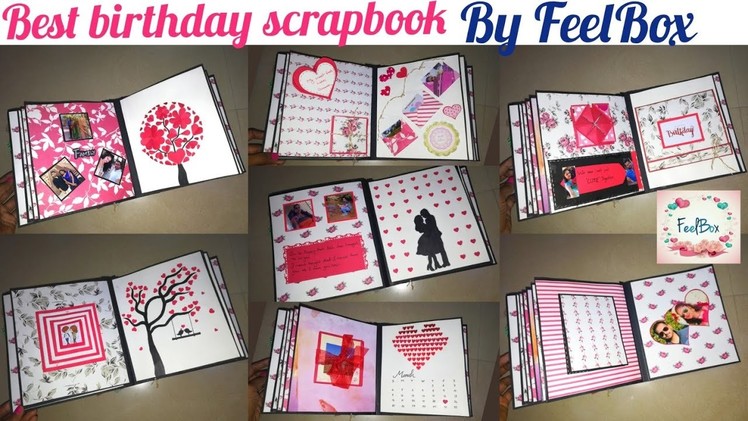 DIY | cutest birthday scrapbook | birthday scrapbook for husband by FeelBox | best bday gift