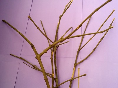 DIY: Home Decoration Idea!! How to Make Decorative Tree Branches!! Tree Branch Crafts. 