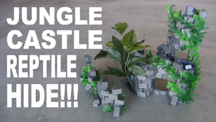DIY Jungle Castle Reptile Hide!!!. Jungle Ruins