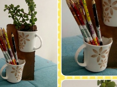 DIY Multipurpose cups. best use of old teacups or coffee mugs