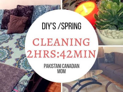 DIY Spring.cleaning 2hrs42min [Pakistani Canadian mom]