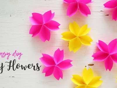 DIY Tiny Paper Flowers | Paper Flower Making