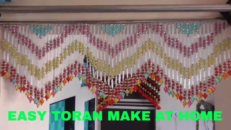 Easy Toran Make At Home || Door Hanging Toran Making
