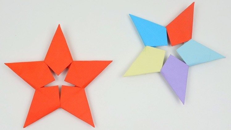 Ezzy Crafts DIY: 5 Pointed Star !!! How to Make a 5 Pointed Paper Star - Folding a Five-Point Star!!