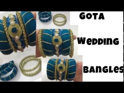 Gota Bangles Making tutorial || Handmade Gota bangles part 5