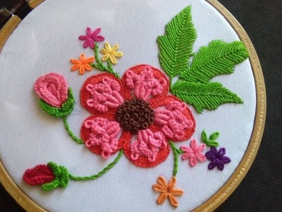 Hand Embroidery - Cast On Stitch For Beginners - Brazilian Embroidery