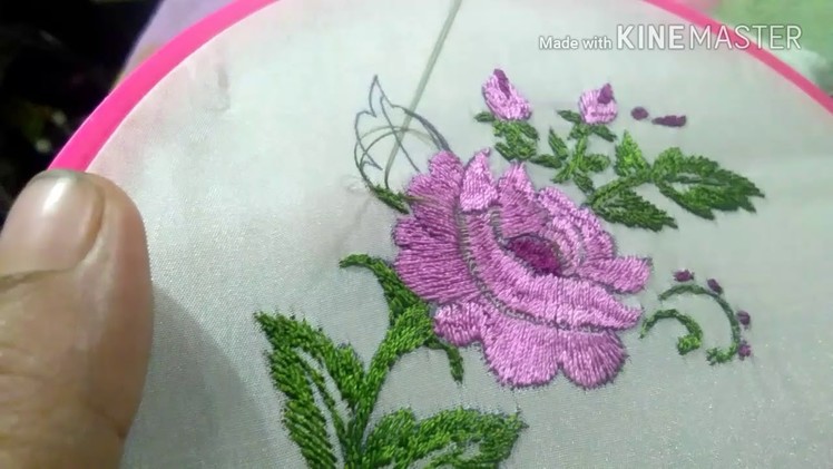 Hand embroidery design.