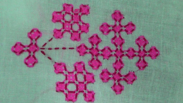 Hand Embroidery : Kutch Embroidery. Gujrati stitch. Sindhi Embroidery ( Part 2 )