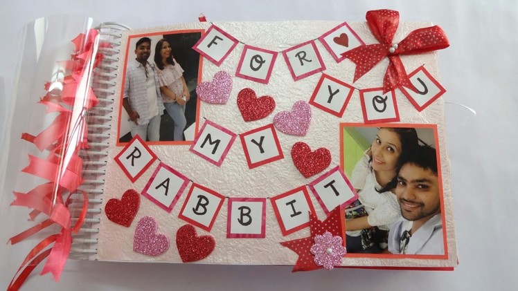 Handmade Scrapbook for Someone Special.Best Scrapbook Idea.Scrapbook Ideas for Anniversary,Valentine