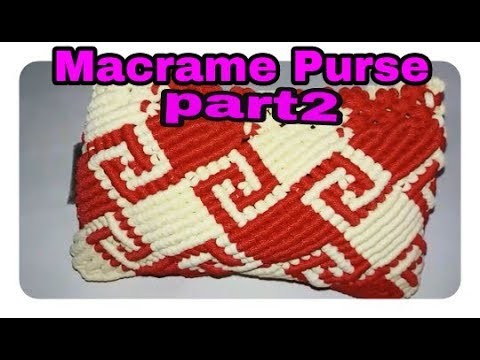 How to join Macrame bag.easy tutorial of Macrame purse_unique design