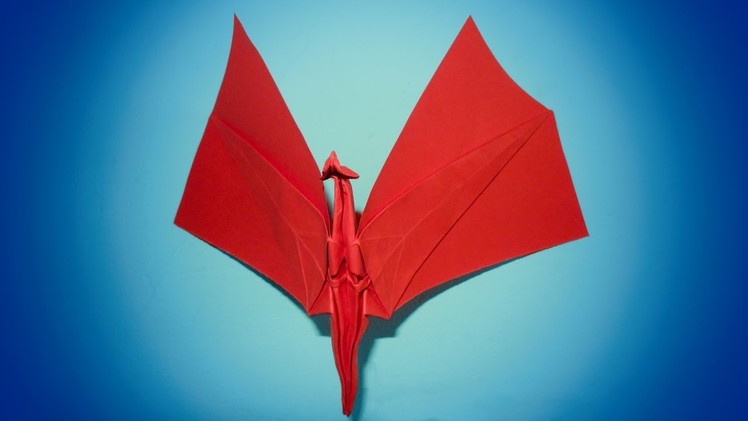 How to make an Origami Flying Dragon (Origami Tutorial)